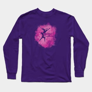 Dance with me - Abstract watercolor design Long Sleeve T-Shirt